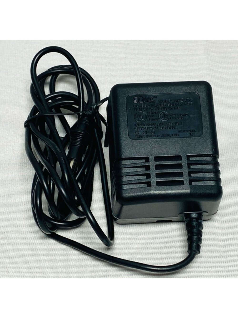 Sega MK-2103 Power Supply Adapter 10V DC 0.85A for Video Games Black Plug